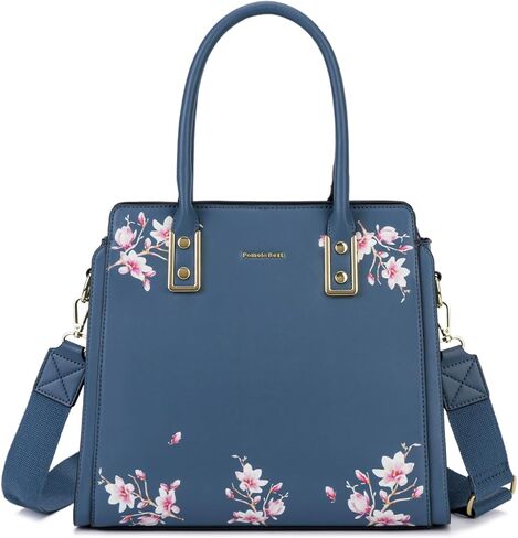 Handbags for Women with Multiple Internal Pockets in Pretty Color Combination, Women's Satchel Handbag in Kuwait