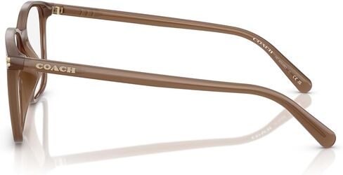 COACH Women's HC6254BD Square Prescription Eyewear Frames, Milky Tea/Demo Lens, 55 mm in Saudi Arabia