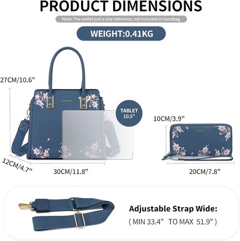 Handbags for Women with Multiple Internal Pockets in Pretty Color Combination, Women's Satchel Handbag in Kuwait