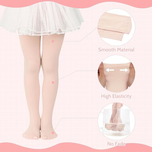 Zando 8 Pairs Halloween Tights Girls - Girls Tights for School Party,Halloween Ultra Soft Colorful Full Leggings 4-14 Years in Saudi Arabia