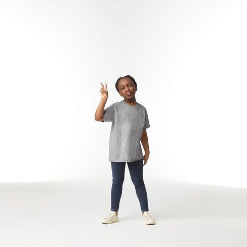 Gildan Youth Heavy Cotton T-Shirt, Style G5000B, 2-Pack in Kuwait
