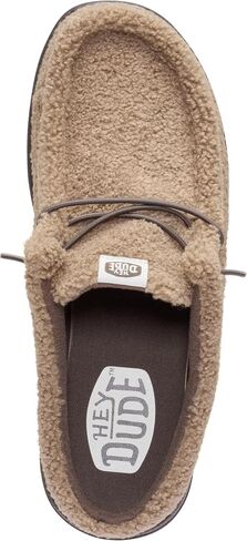 Heydude Wally Slip Sherpa Black Size 11 ، أحذية رجالي ، بغلات زلة ، مريحة وخفيفة الوزن in Kuwait
