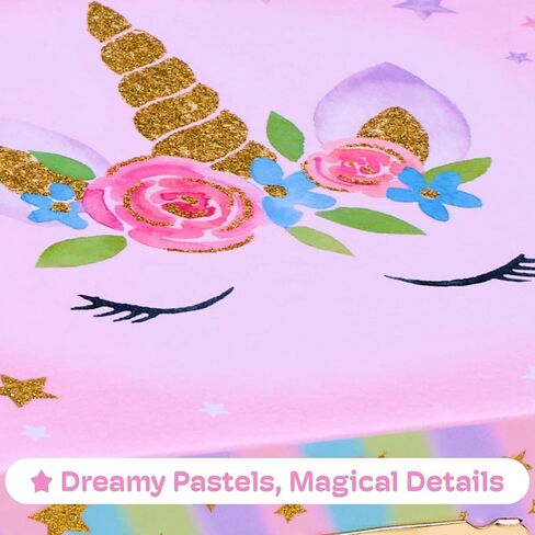 Jewelkeeper Girl's Musical Jewelry Storage Box with Spinning Unicorn, Glitter Rainbow and Stars Design, The Beautiful Dreamer Tune in Saudi Arabia