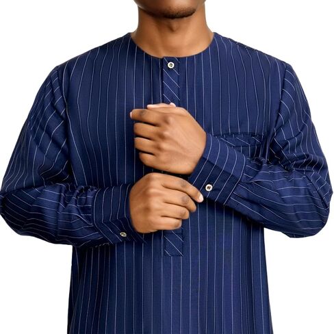 ملابس رسمية أفريقية للرجال، قميص وبنطلون Dashiki، بدلة مكونة من قطعتين، ملابس تقليدية بأكمام طويلة in Saudi Arabia