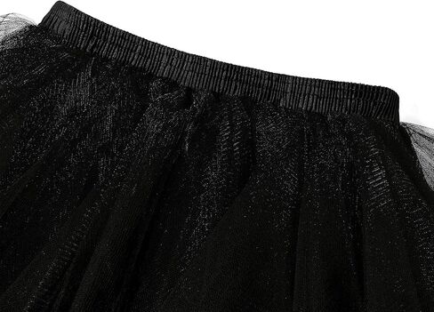 Zando Tutu for Women Adults 50s Vintage Ballet Bubble Skirt Halloween Costume Cosplay Puffy Tulle Petticoat Skirt Party in Saudi Arabia