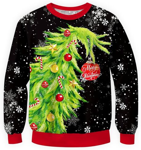 Deerose Women Halloween Sweatshirts Thanksgiving Long Sleeve Print Shirts in Saudi Arabia