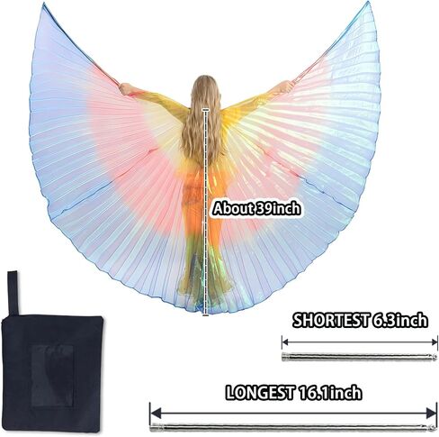 MUNAFIE Halloween Costumes Belly Dance Isis Wings for Children Kids in Saudi Arabia