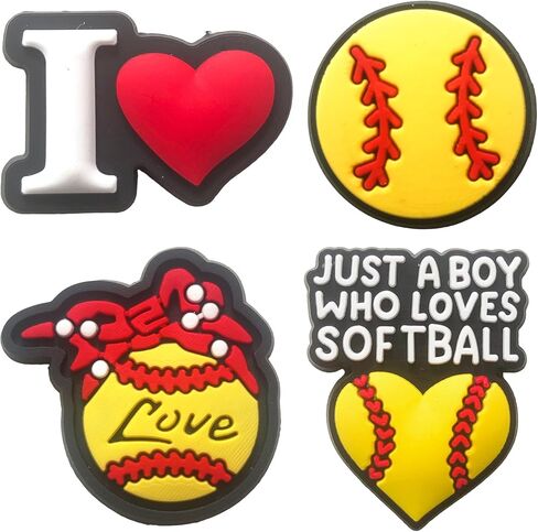 25PCS Sports Baseball Number Shoe Charms for Clog Sandals,Cute Decorations Pins Accessories for Boys,Kids,Girls,Teens,men,Adults Party Favors Gift in Saudi Arabia