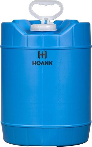 Oil Storage Container Automotive - Translucent Recycle Oil Jug - 5 Gallon Oil Container Automotive - ext. dia. 11.5" x 14.75" H. (Lid Included) in Kuwait