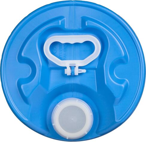 Oil Storage Container Automotive - Translucent Recycle Oil Jug - 5 Gallon Oil Container Automotive - ext. dia. 11.5" x 14.75" H. (Lid Included) in Kuwait