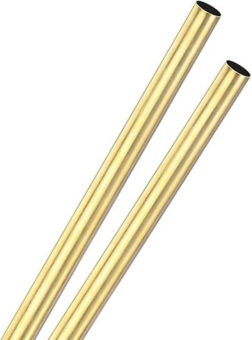 2-pack 300mm النحاس النحاس ، 6 مم OD 0.5 مم سماكة الجدار H65 النحاس أنابيب سلس للبناء/صياغة/صياغة DIY ، أنبوب مستقيم معدني [0.24 × 02x11.8in] in Saudi Arabia