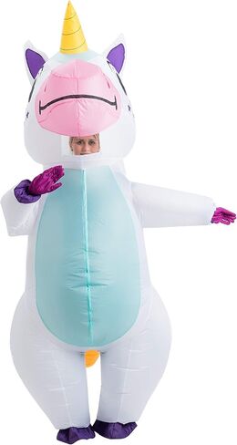 إبداعات spooktacular أزياء هالوين قابلة للنفخ ، كامل الجسم يونيكورن تفجير الأزياء لعطلة البالغين حفلة تأثيري تحت عنوان in Saudi Arabia