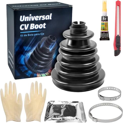 CV Boot Repair Kit, 4PCS,CV Axle Boot Repair Kit, Universal CV Joint Gaiter Boot for Most Vehicle，Silicone in Saudi Arabia