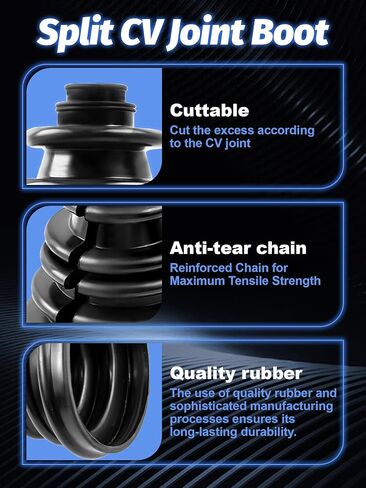 CV Boot Repair Kit, 4PCS,CV Axle Boot Repair Kit, Universal CV Joint Gaiter Boot for Most Vehicle，Silicone in Saudi Arabia