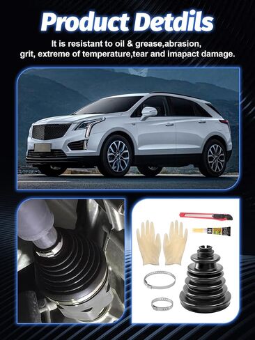 CV Boot Repair Kit, 4PCS,CV Axle Boot Repair Kit, Universal CV Joint Gaiter Boot for Most Vehicle，Silicone in Saudi Arabia