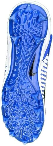 Nike Men's Alpha Menace Pro2 Mid Football Cleats Shoes #BV3945-101 White/Royal Blue/Black - Size Men's 16 in Saudi Arabia