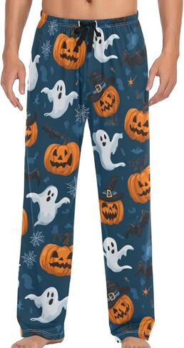لطيف Cat Heart Pants Pants Cartoon Pink Animals Men's Pajama Bottoms Lounge Sleepwear PJS Disual Lightweight Sleep Pants M in Kuwait