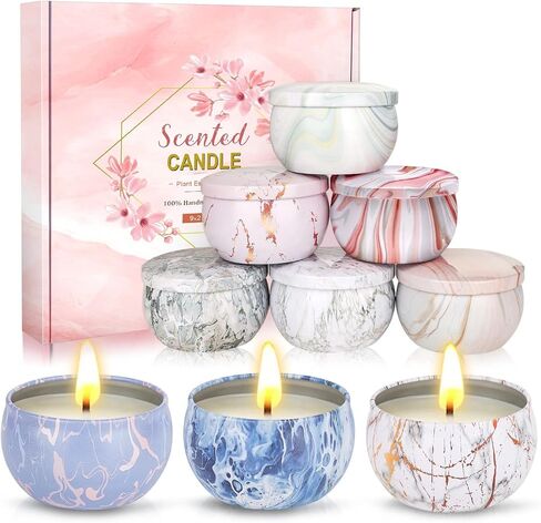 Christmas Scented Candles Gifts for Women, 12 Pack 2.5 oz Natural Soy Wax Aromatherapy Candles Gift Set for Home, Mother's Day,Christmas,Birthday,Valentine's Day in Saudi Arabia