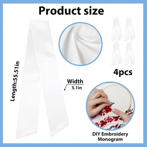 Christmas Wreath Sash for Front Door, White Burlap Sash Baby Shower Wreath Accessories for Home Birthday Thanksgiving Day Decorations in Saudi Arabia