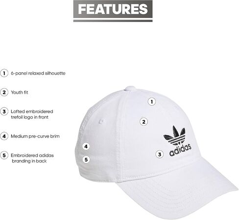 حزام خلفي مريح مغسول للأولاد من adidas Originals Boys Youth Originals in Saudi Arabia