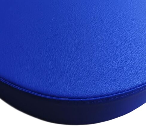 Barstool Replacement Seat Top Compact Round PU Leather Easy to Install Bar Stool Seat Cushion for Office Counter Barber Shop, Black in Saudi Arabia