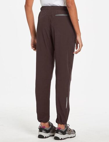 baleaf Women's Petite Hiking Pants Lightweight Quick Dry Water Resistant Cargo Pants 27'' Inseam for All Seasons Suntan Size M in Saudi Arabia