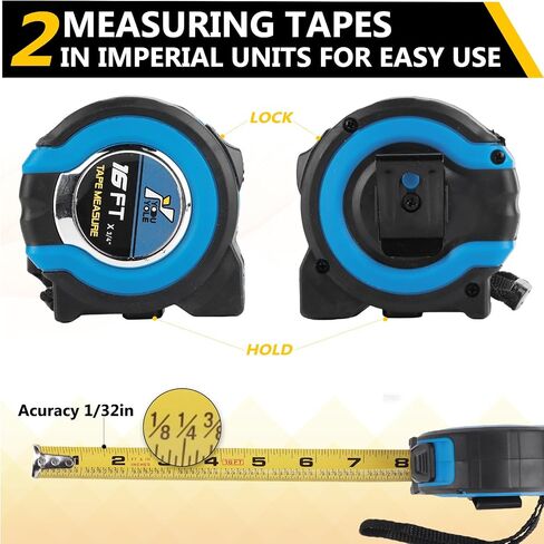 Wheel Alignment Tool – Toe Alignment Plates with Digital Angle Finder, Heightened Design, 2 Imperial Tape Measures, Fits Most Cars, Trucks, and SUVs in Kuwait
