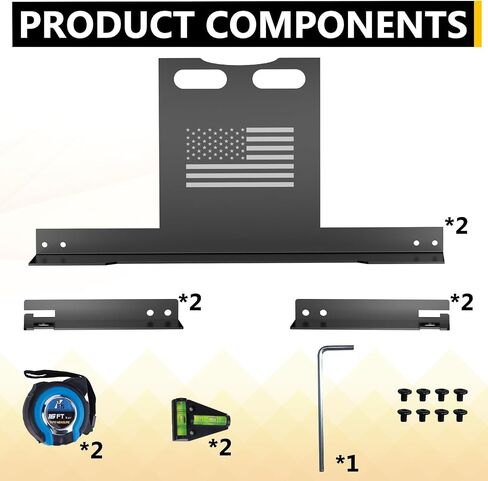 Wheel Alignment Tool – Toe Alignment Plates with Digital Angle Finder, Heightened Design, 2 Imperial Tape Measures, Fits Most Cars, Trucks, and SUVs in Kuwait