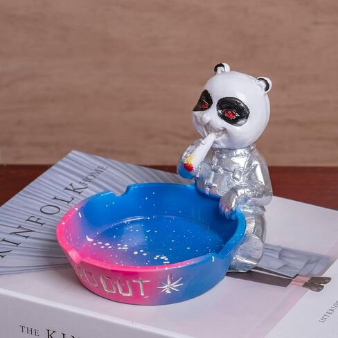 Ashtray Cool Ashtrays Cigarette Snuffer for Smokers,Mushroom Ashtray Outdoors Resin Ash tray Decor, Mushroom Ornament Gifts for Home Office in Kuwait