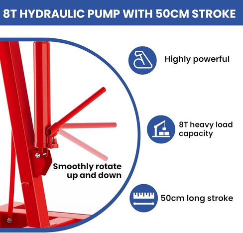 6000 LBS Engine Hoist with Leveler, 3 Ton Cherry Picker Engine Hoist, Folding Engine Shop Crane Hoist Lift, 8 Ton Hydraulic Pump, Cherry Picker Shop Crane with 6 Casters (2Ton) in Saudi Arabia