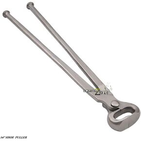Shoe Puller 14" Vanadium Steel Farrier Tool in Dull Finish