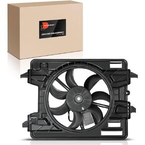 A-Premium Engine Radiator Cooling Fan Assembly Compatible with Select Chevrolet Models - HHR 2008 2009 2010, 2.0L - Replace# 15940324