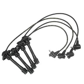 X AUTOHAUX 4pcs Spark Plug Ignition Wire for Toyota Celica 1994-1997 for Toyota Corolla 1993-1997 Black