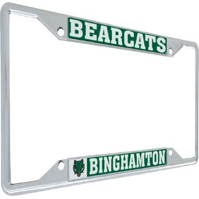 Desert Cactus Binghamton University Bearcats Metal License Plate Frame for Front or Back of Car Officially Licensed (Mascot) in Saudi Arabia