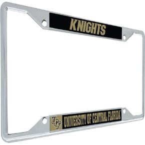 Desert Cactus University of Central Florida Knights UCF Metal License Plate Frame for Front or Back of Car Officially Licensed (Mascot)
