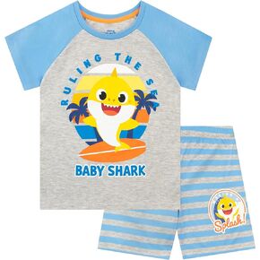 Pinkfong Boys' Short Pajamas Baby Shark Multicolored 18M