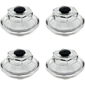 iFJF 21-36 Oil Cap Kit Replacement for Dexter 9K (AFTER 10-1-89) & 10K & 12K & 15K Axles, K71-148-00 Oil Bath Dust Caps 4.0" Thread Trailer Axle Plastic Cap (4Pcs)
