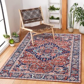 Area Rugs 2x3 - Washable Rug for Living Room, Non-Slip Bedroom Rug, Stain Resistant Soft Rug (Beige, 2'x3')