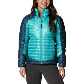 Columbia Women's Labyrinth Loop Jacket, Bright Aqua/Night Wave, Large