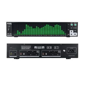 BDS PP-131 محلل طيف الصوت الأخضر عرض 2U رف مؤشر طيف الموسيقى VU متر 31CH عرض مستوى التردد في الوقت الحقيقي