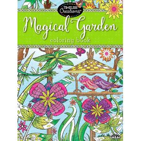 Cra-Z-Art Timeless Creations Adult Coloring Books: Magical Gardens Crative Coloring Book (16270-6)