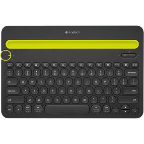 Logitech 920-006342 لوحة مفاتيح بلوتوث متعددة الأجهزة K480 - اتصال لاسلكي - بلوتوث - الإنجليزية، الفرنسية - تخطيط QWERTY - الكمبيوتر، الكمبيوتر اللوحي، الهاتف الذكي - أسود (متجدد)