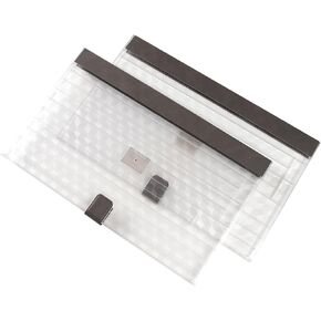 Sumgsn 1 pcs Keycaps Storage Box, Keycaps Container,150 Keys Transparent Frosted Magnet Display Case Holds 7u Spacebar/Big Enter Key for XDA Cherry DSA OEM Profile Mechanical Keyboard (1)