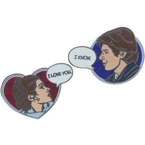 Disney Star Wars Han and Leia Valentines Day Pin