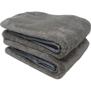 Platinum Microfiber Towels for Cars - Set of 2 Drying Towels with Maximum Absorbency, Scratch Free Wash Towels for Detailing, Microfiber Cleaning Cloth Towel Kit
