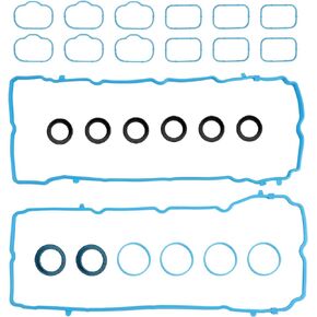 VS50805R Valve Cover Gasket Set, MS97204 Lower & Upper Intake Manifold Gasket Compatible with 2011-2020 3.6L Chrysler 200 300 Dodge Durango Charger Challenger Jeep Wrangler Grand Cherokee Ram 1500