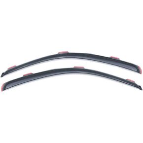 Auto Ventshade [AVS] In-Channel Ventvisor / Rain Guards | Fits 2015 - 2024 Ford F-150 Standard Cab- Smoke, 2 pcs. | 192971