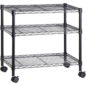 Honey-Can-Do 3-Tier Media Cart CRT-09693 Black