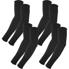 YUXIANLB 4 Pairs UV Sun Protection Arm Sleeves for Men and Women, Outdoor Sport Cooling Arm Compression Sleeves, Tatto Cover Up Sleeves for Men, Gardening Sleeves in Saudi Arabia