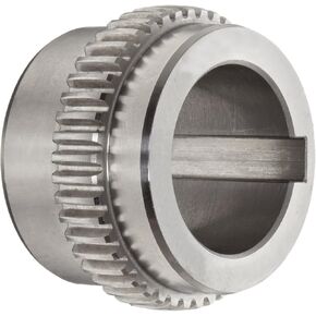 Lovejoy 07365 مقاس FMM 2 وصلة تروس ذات أكمام ذات حواف Sier-Bath، محور مرن، فولاذ كربوني، بوصة، إطار محرك 602/802، الحد الأقصى 5000 دورة في الدقيقة غير متوازنة، عزم الدوران الاسمي 31500 رطل in Kuwait